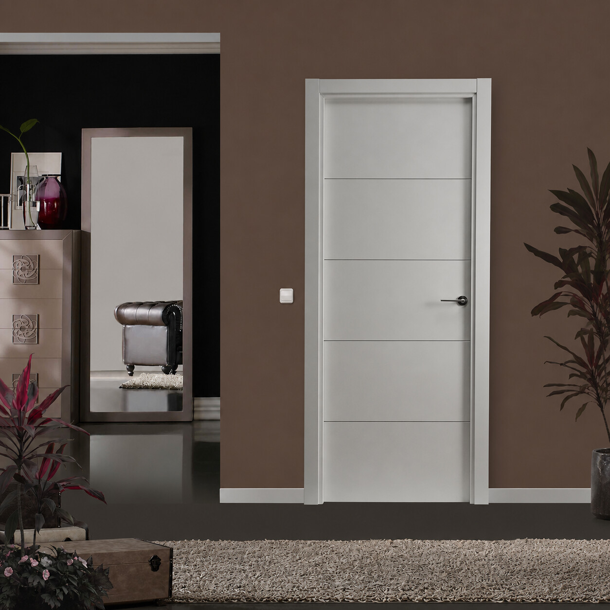 Serie 8500 Lacada en Blanco