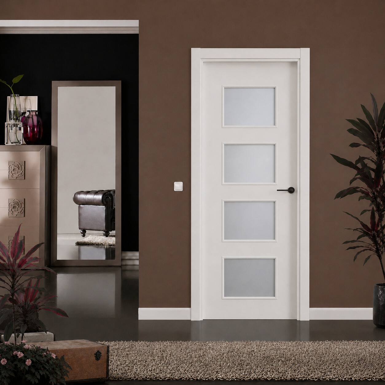 Puertas Blancas Lisas Serie 8100 de 7mm